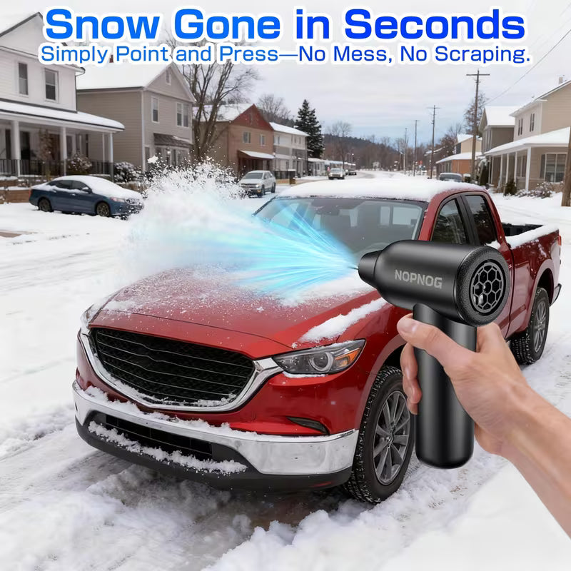 Snö hand blåsare - Slipp borsta av bilen på morgonen!