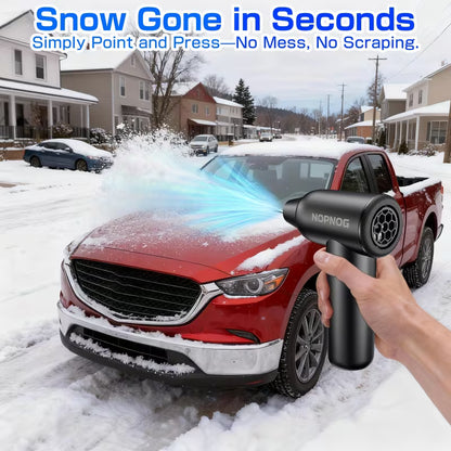 Snö hand blåsare - Slipp borsta av bilen på morgonen!